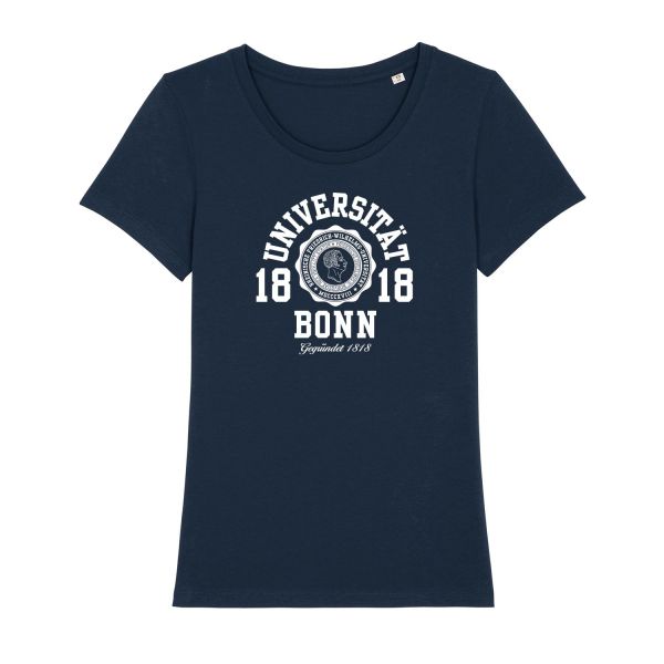 Damen Organic T-Shirt, navy, marshall