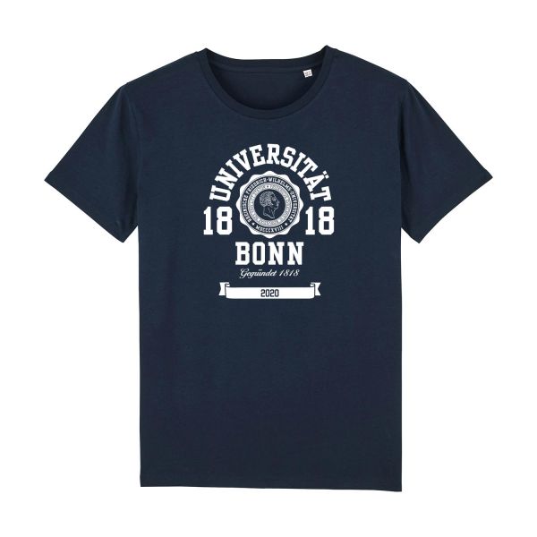 Herren Organic T-Shirt, navy, marshall 2020
