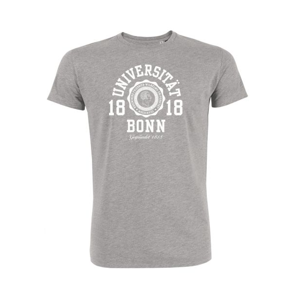 Herren Organic T-Shirt, heather grey, marshall