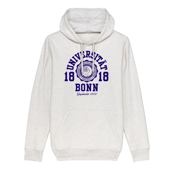 Unisex Hooded Sweatshirt, cream heather grey, marshall